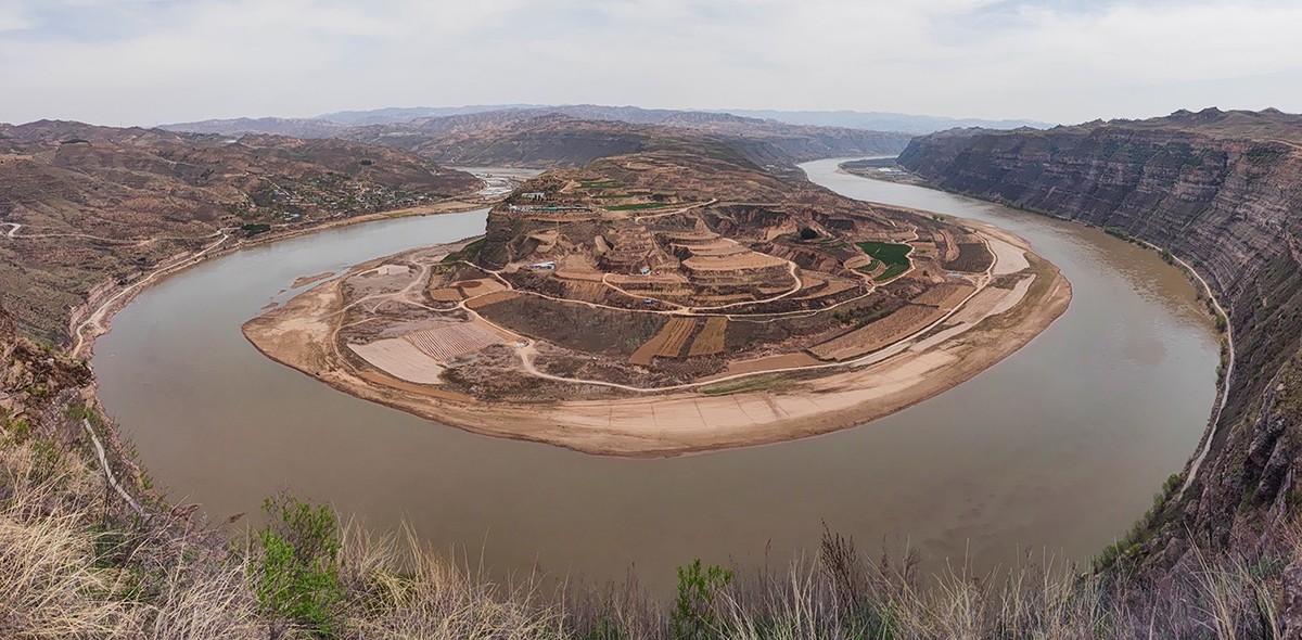 黄河蛇曲地质奇观