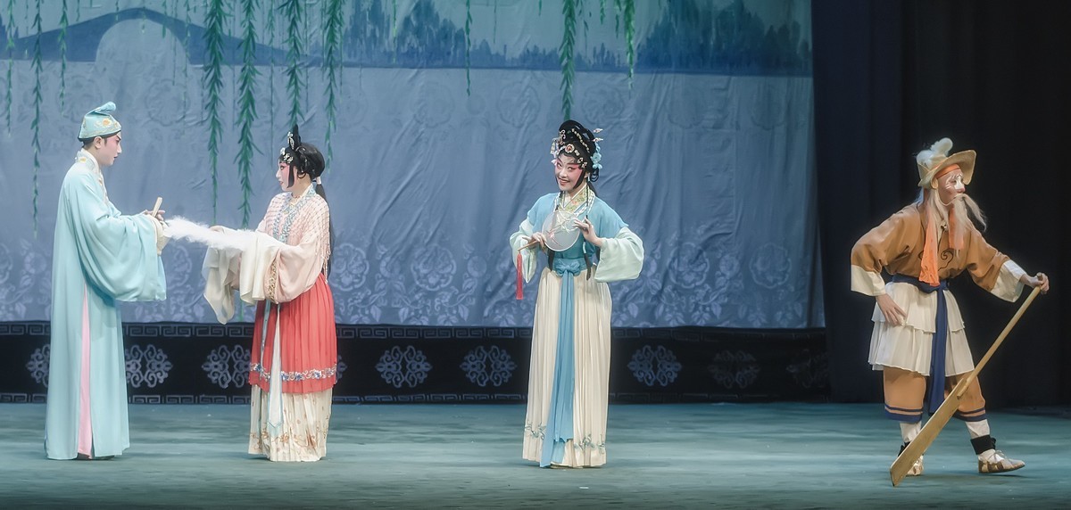 舞台摄影：传统川剧《白蛇传 》之《船舟借伞 · 同舟共渡》