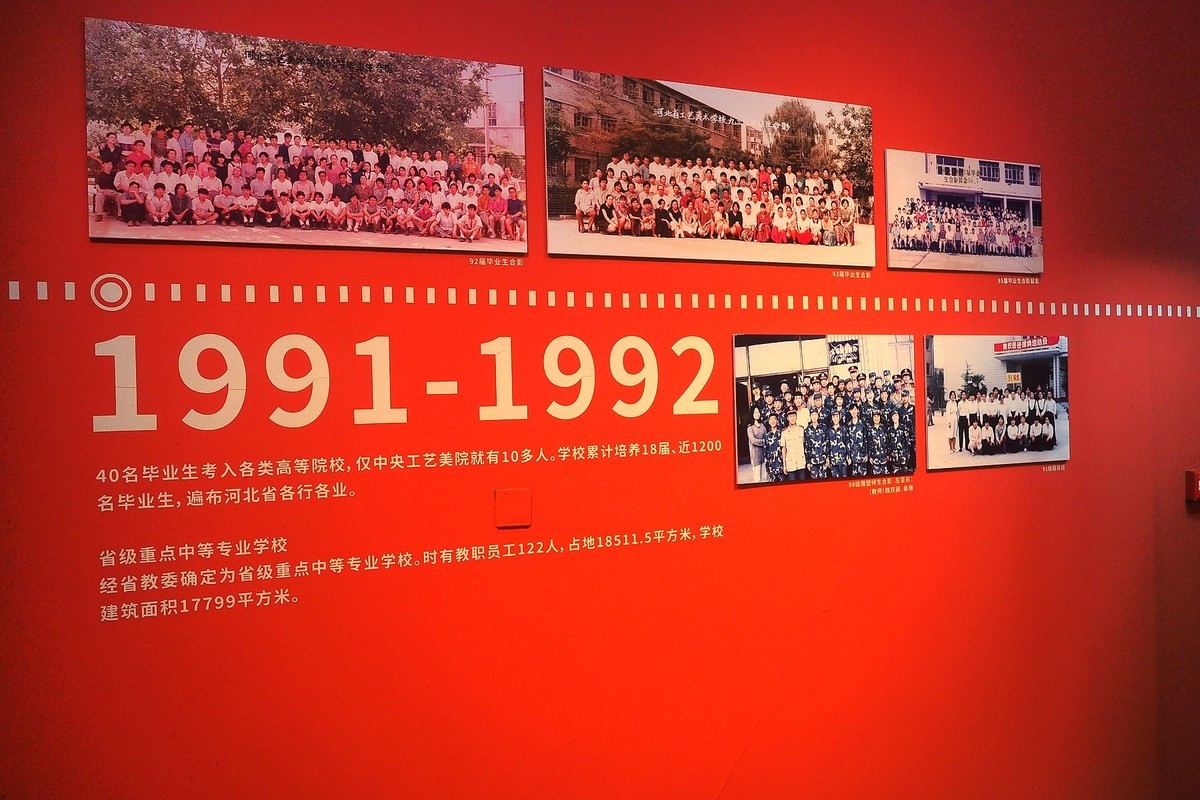 《河北工艺美术职业学院建校60周年回顾展》上