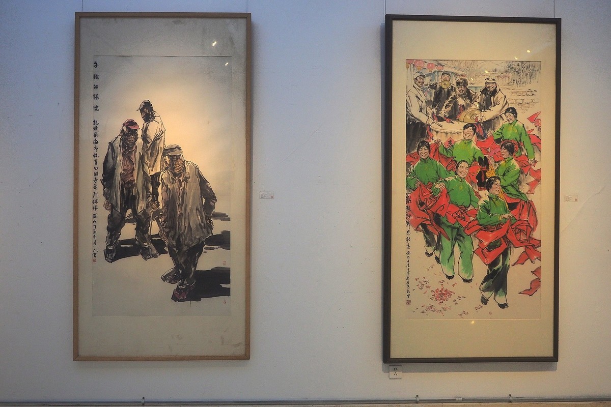 《河北工艺美术职业学院建校60周年回顾展》上