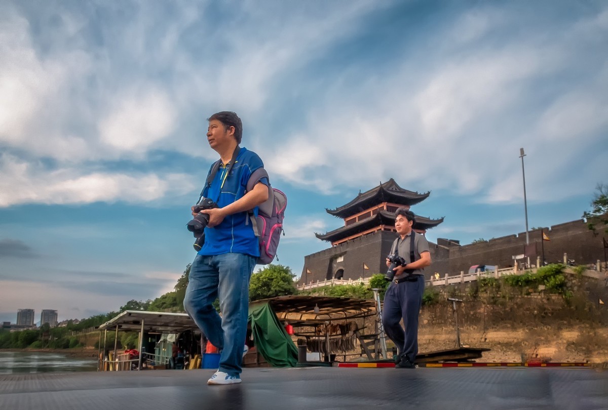 旅拍中抓怕的一些摄影人