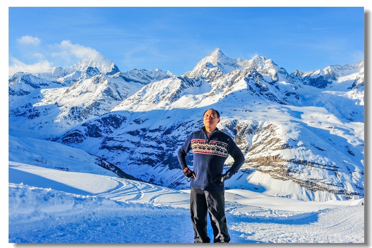 赏雪“马特宏峰”（瑞士）--祝师友除夕安好！！！