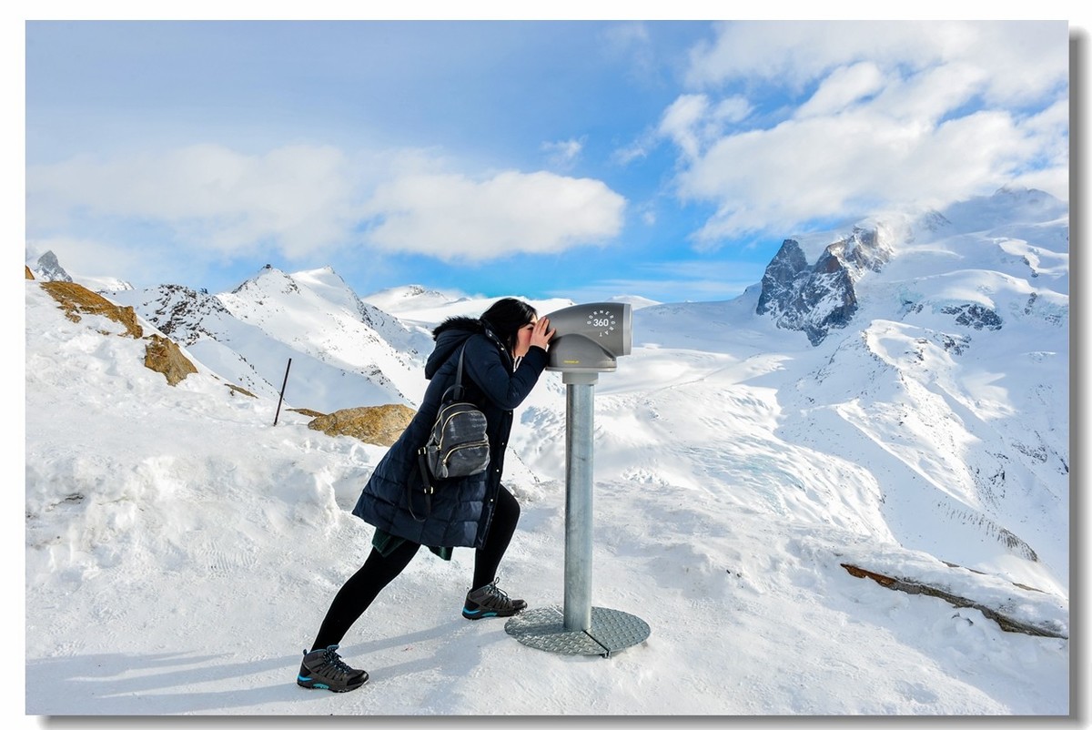 赏雪“马特宏峰”（瑞士）--祝师友除夕安好！！！