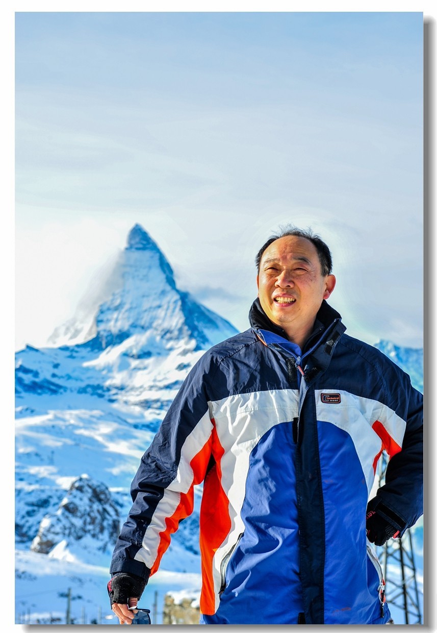 赏雪“马特宏峰”（瑞士）--祝师友除夕安好！！！