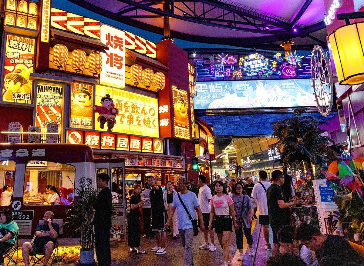 五棵松华熙夜拍