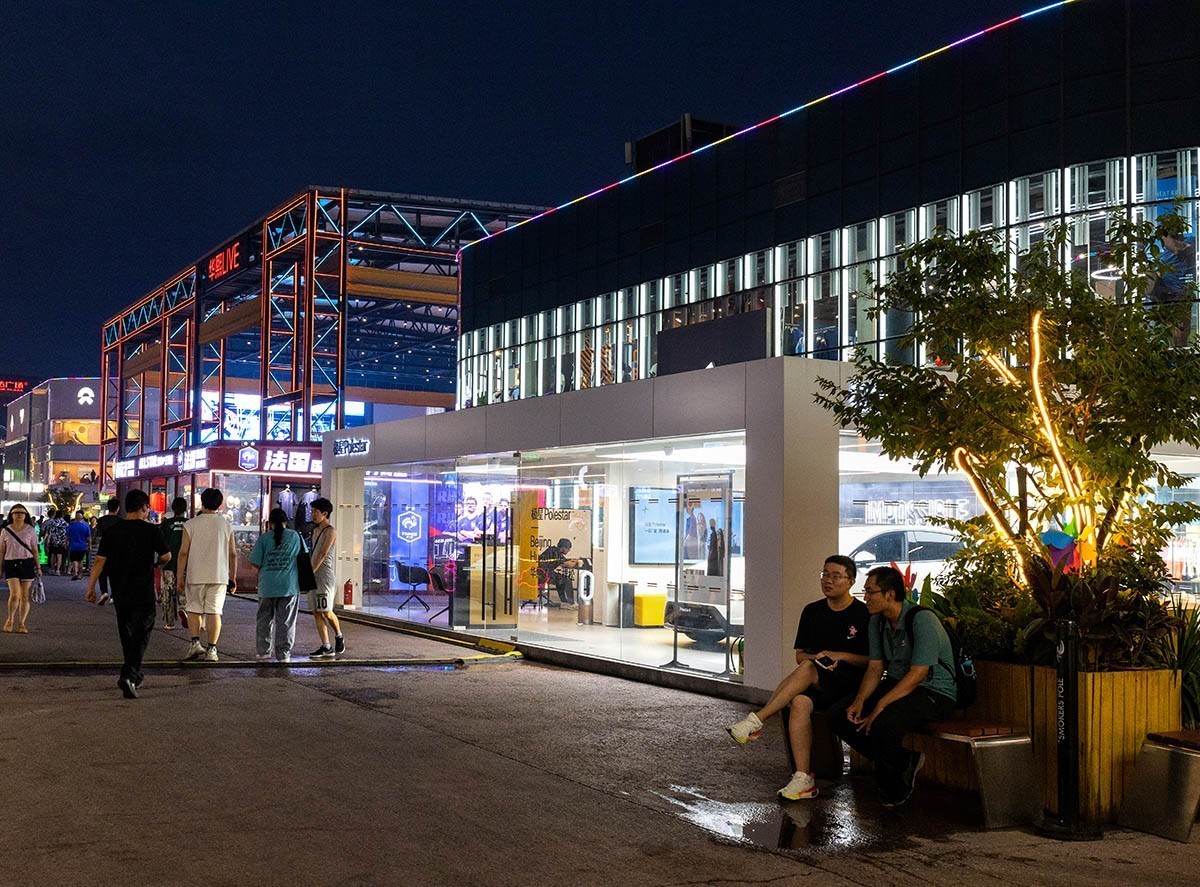 五棵松华熙夜拍