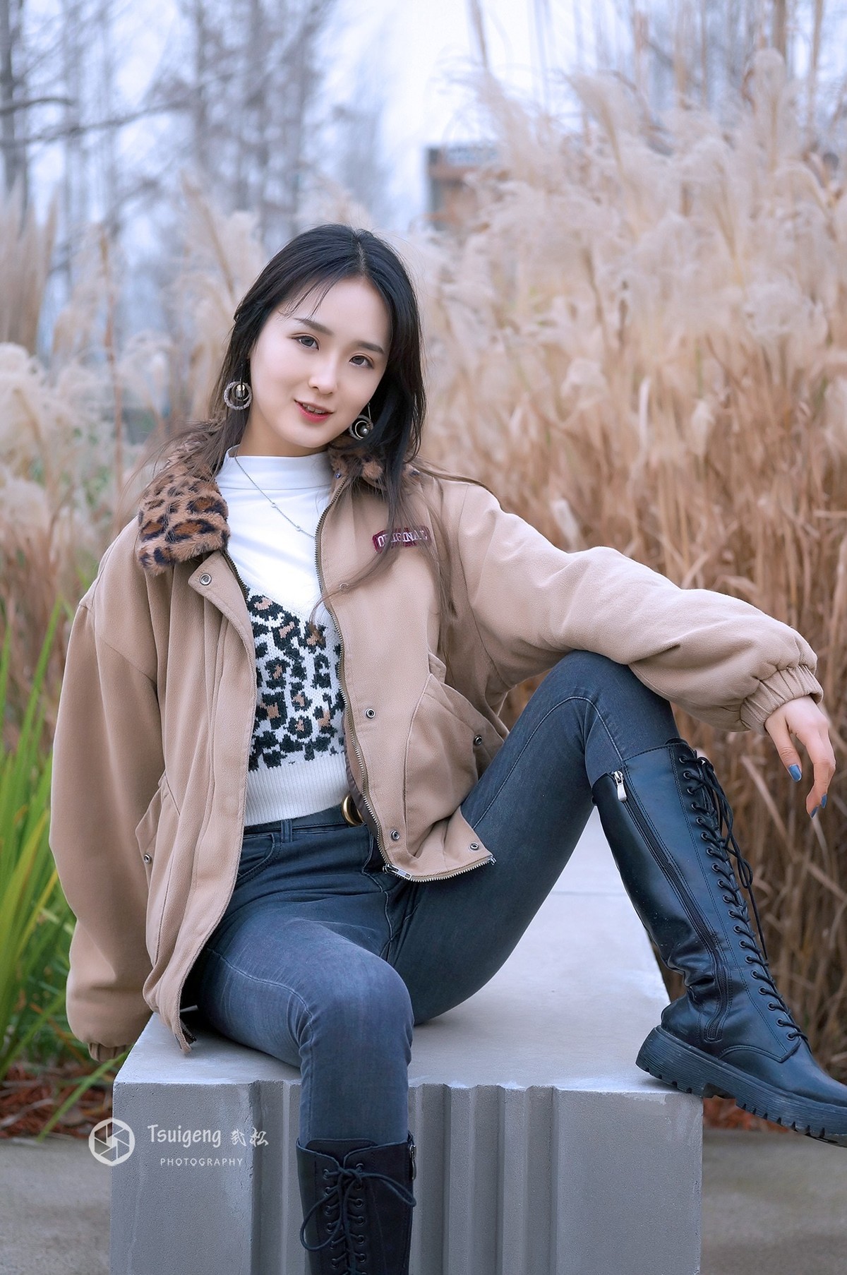 最爱芦花经雨后