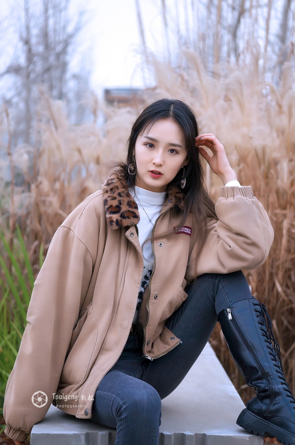 最爱芦花经雨后