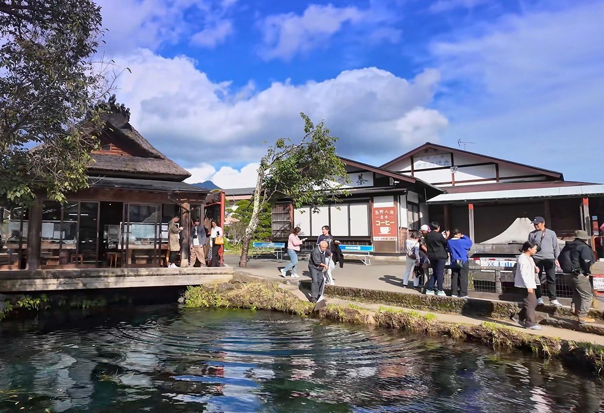 忍野八海与富士山