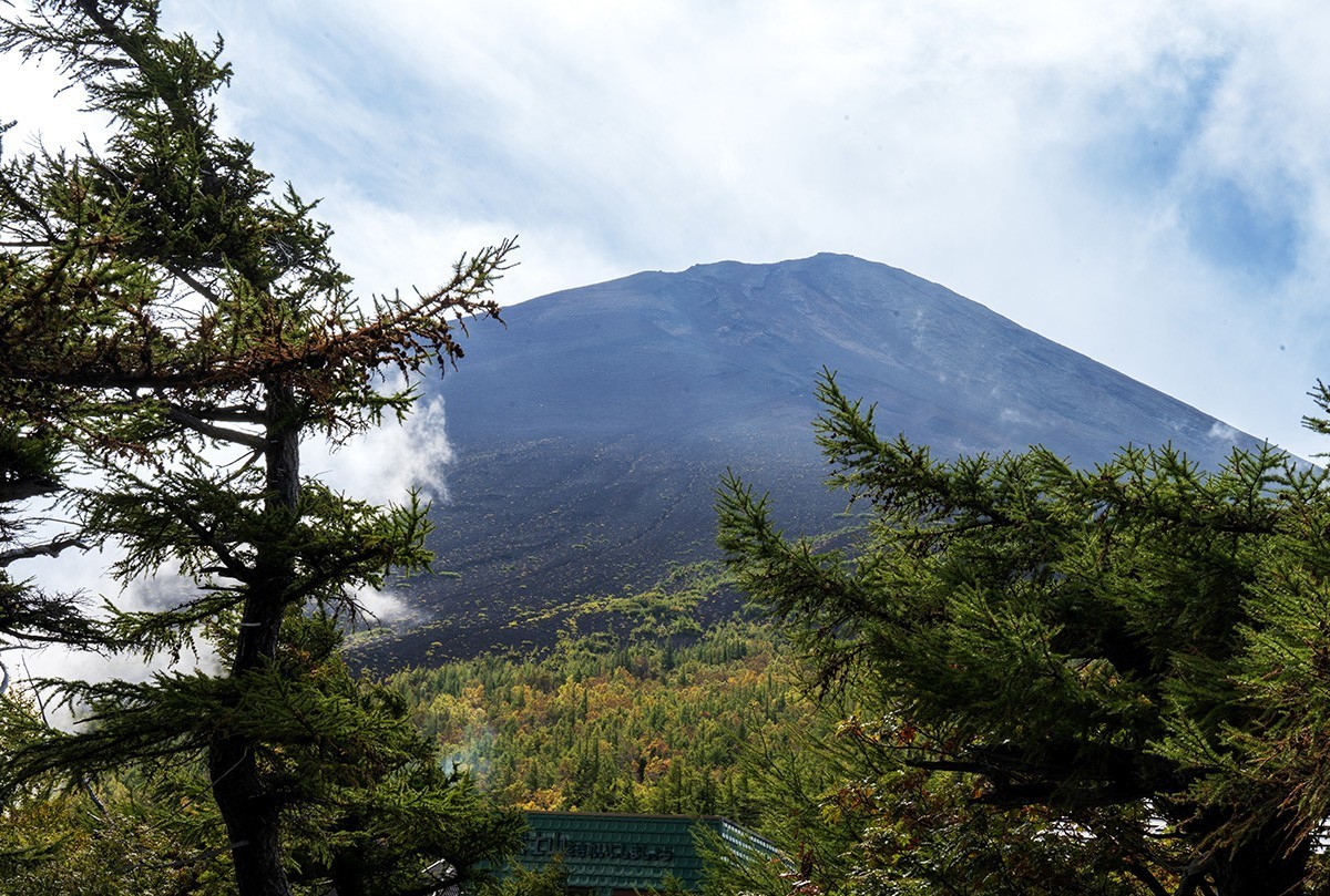 忍野八海与富士山