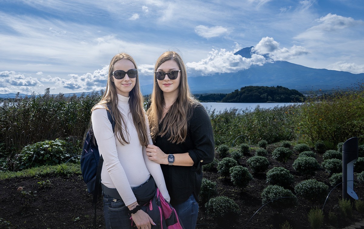 忍野八海与富士山