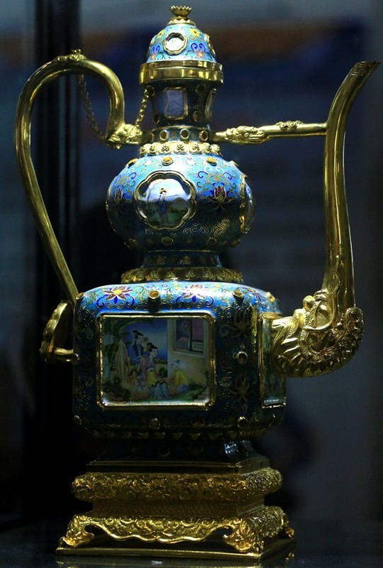 《不老松：纪实摄影》珐瑯釉艺术品欣赏！ (2)