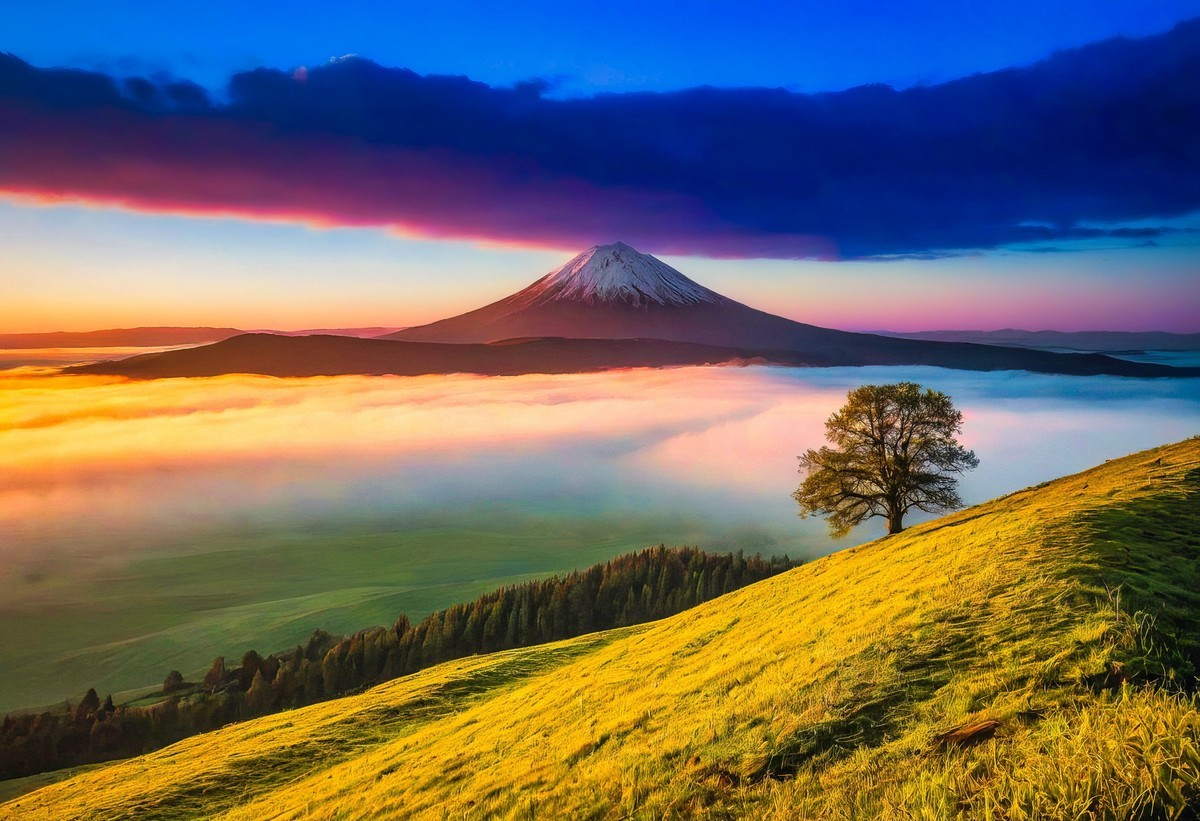 曰出美景震撼心灵