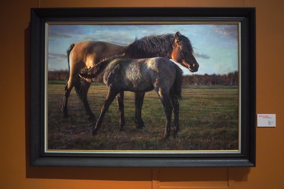 《修行与传承—曹春生 曹惠军油画作品展》上