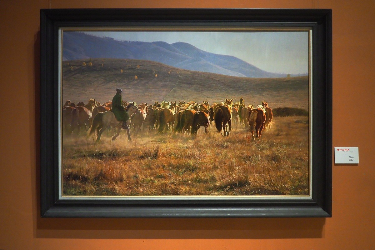 《修行与传承—曹春生 曹惠军油画作品展》上