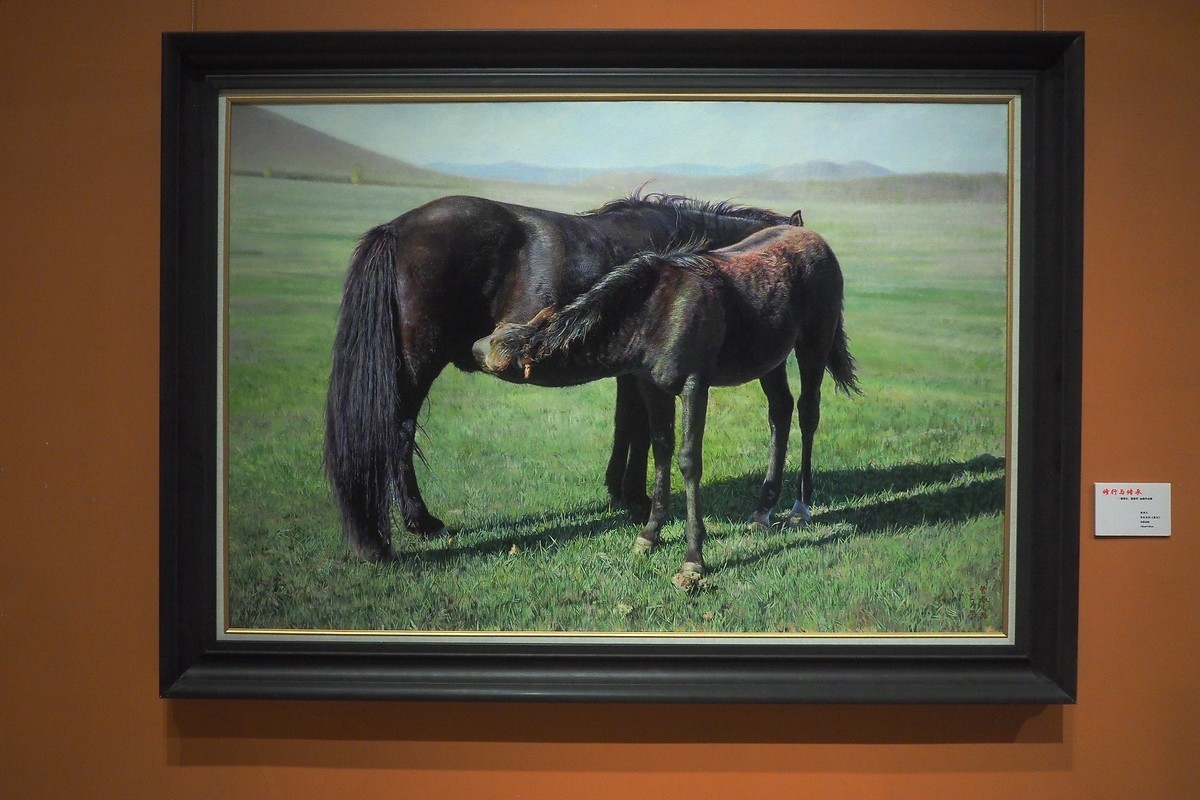 《修行与传承—曹春生 曹惠军油画作品展》上