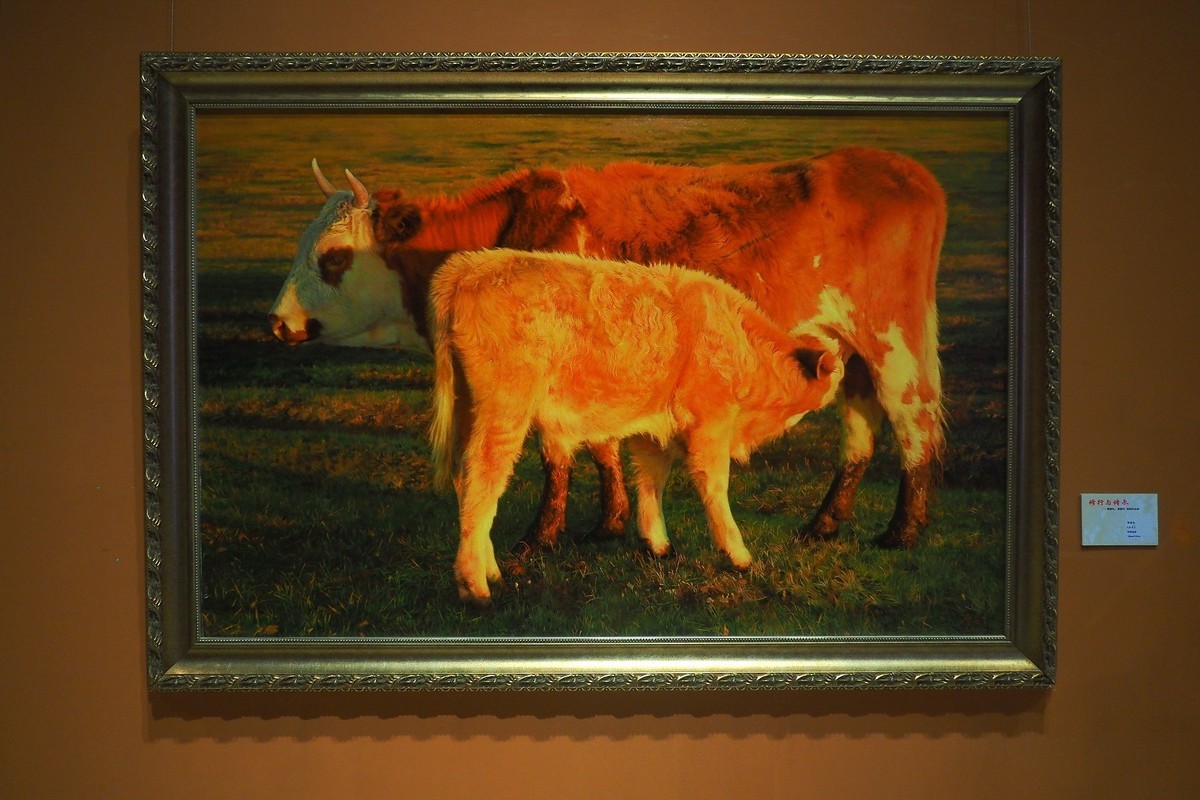 《修行与传承—曹春生 曹惠军油画作品展》上