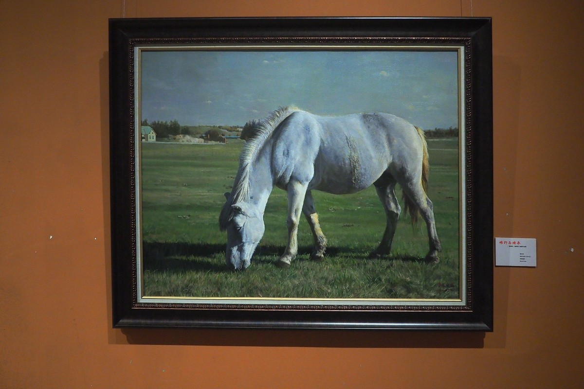 《修行与传承—曹春生 曹惠军油画作品展》上