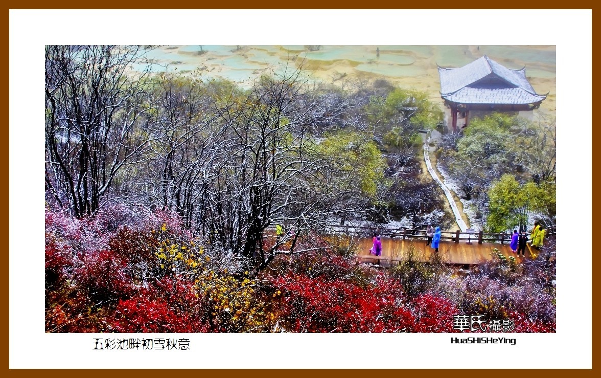 2020西西南北行游走川西191——五彩池畔初雪秋意（阿坝州松潘县黄龙）