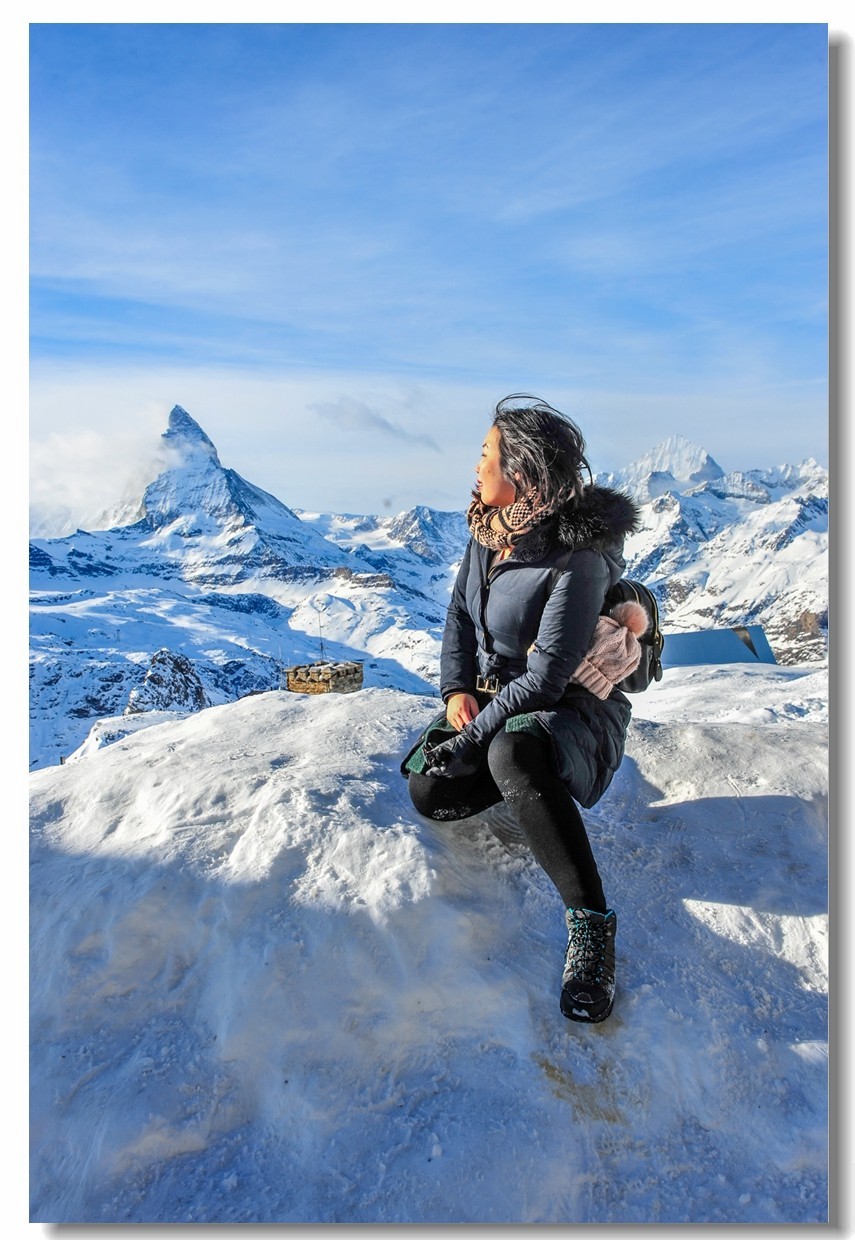 赏雪“马特宏峰”（瑞士）--祝师友除夕安好！！！