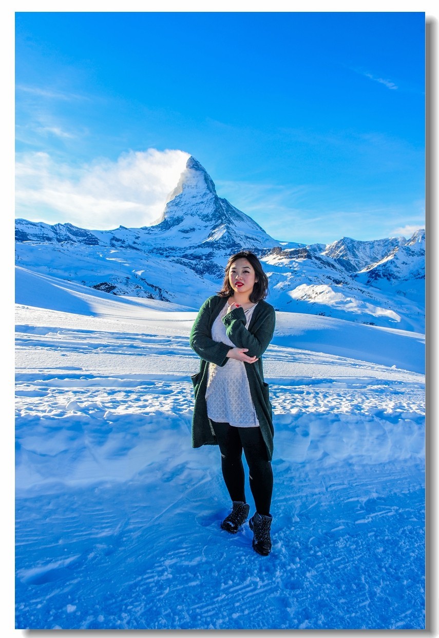 赏雪“马特宏峰”（瑞士）--祝师友除夕安好！！！