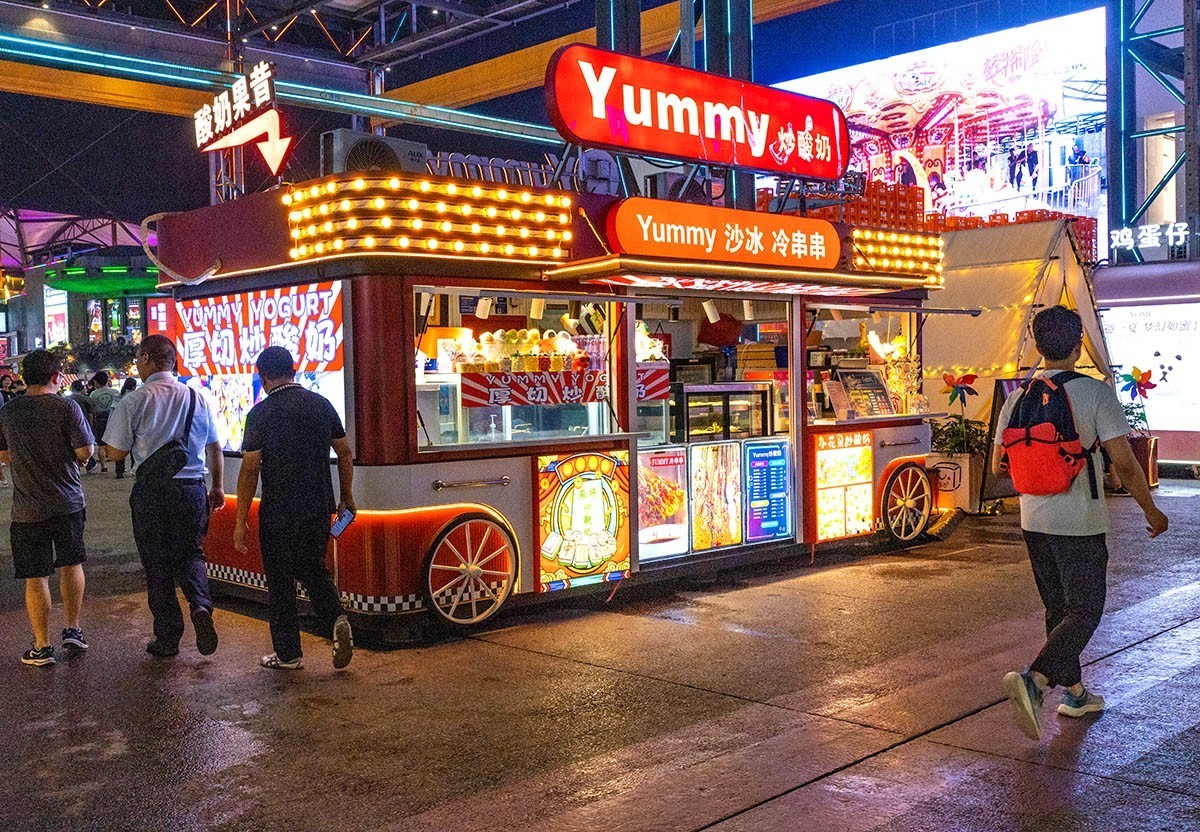 五棵松华熙夜拍