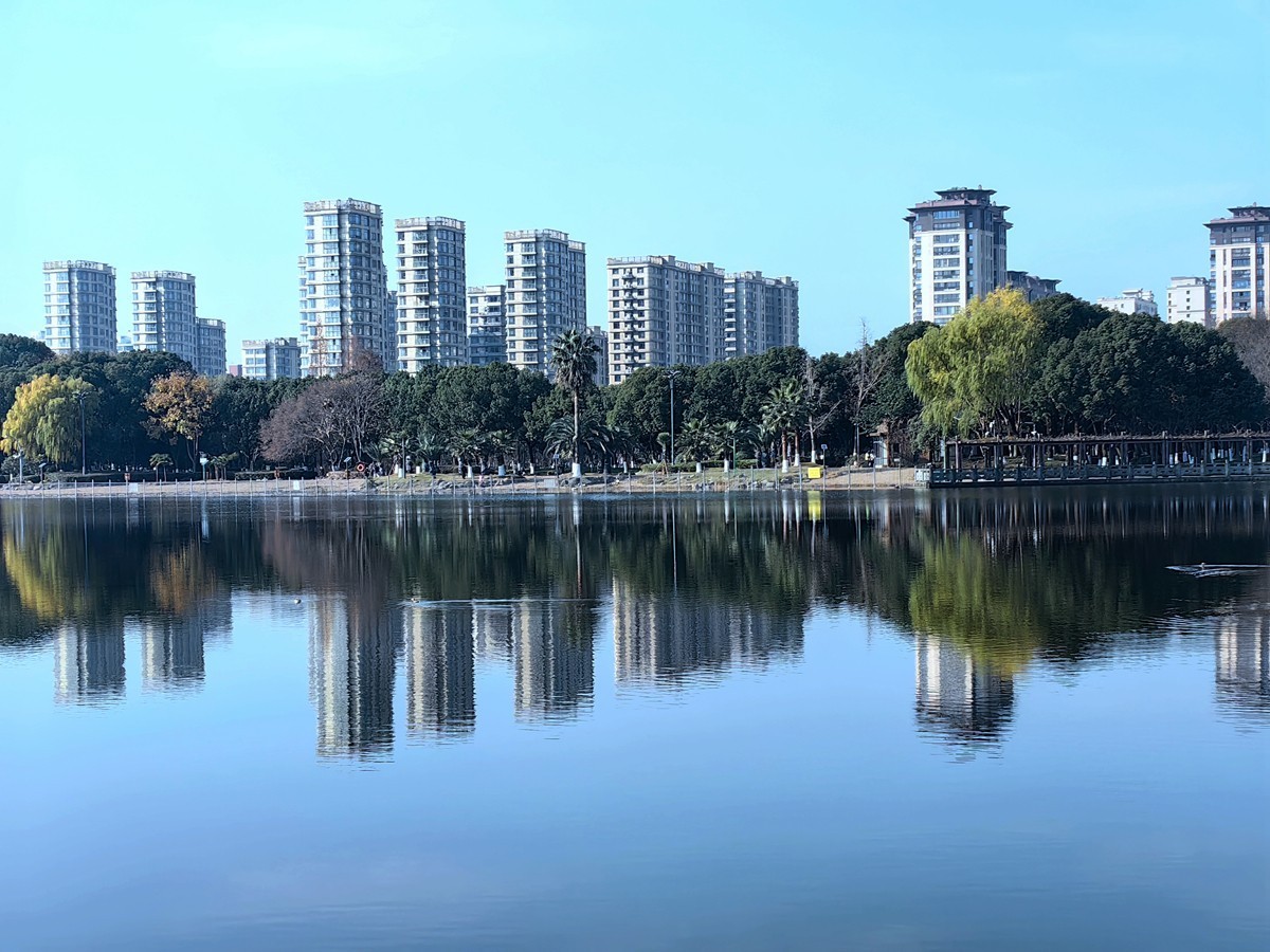 冬日里的宁波日湖公园（1）