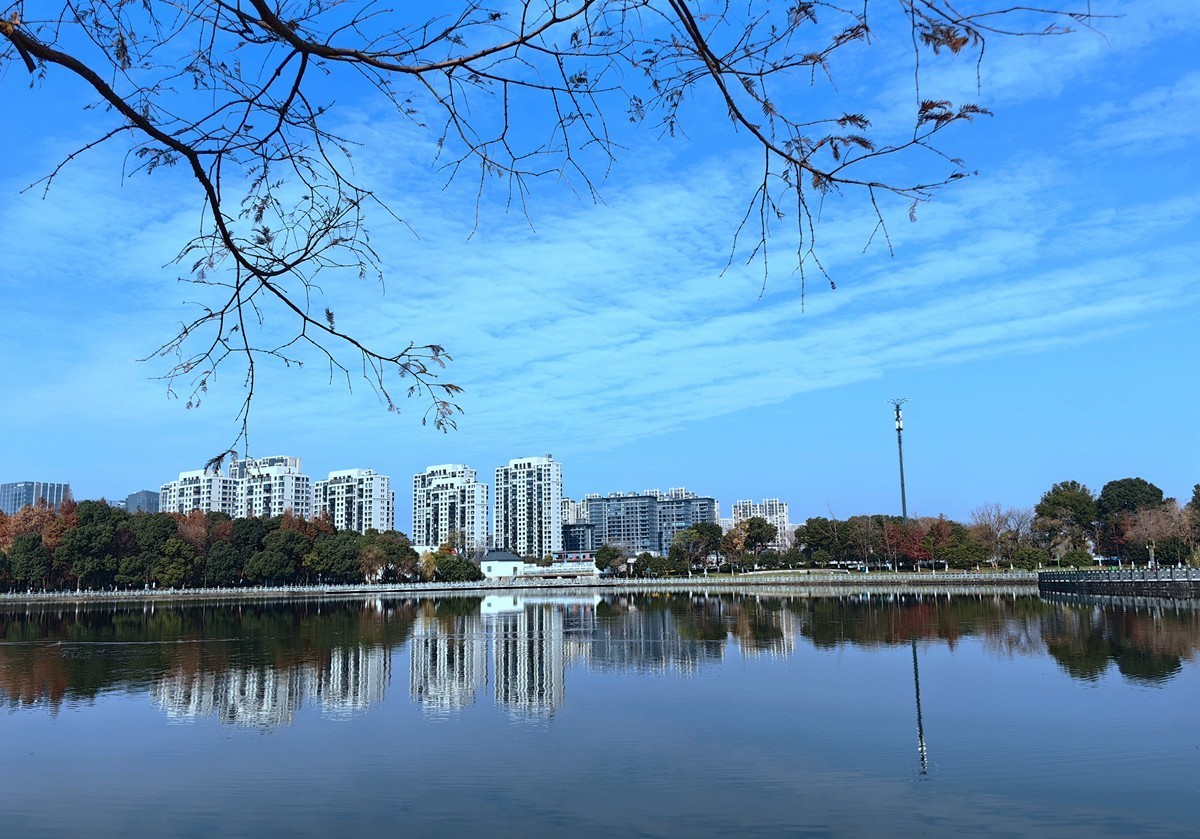 冬日里的宁波日湖公园（1）