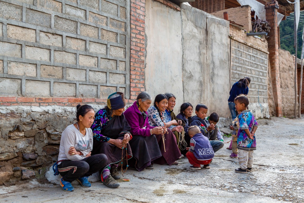 大山深处的藏族同胞