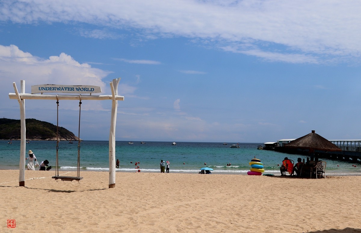 天涯海角三亚情（18）亚龙湾——沙滩，三亚千古情