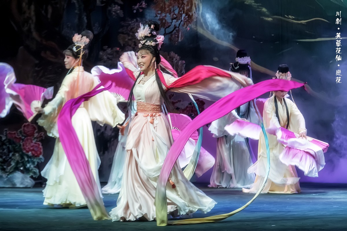 舞台摄影：大型神话川剧《芙蓉花仙》（恋花）（二）