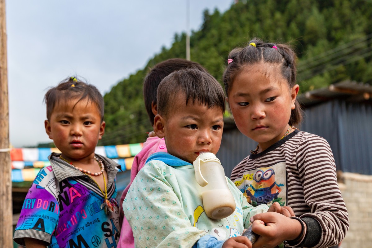 大山深处的藏族同胞