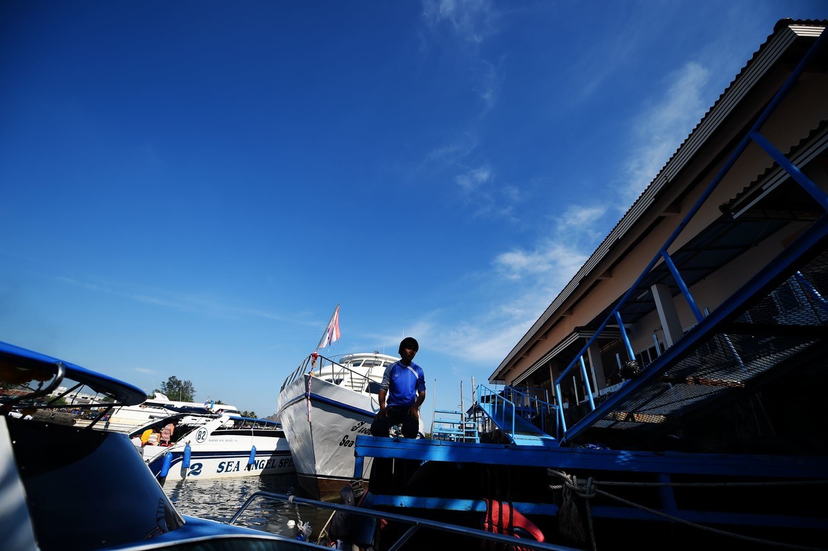 一组D4S 14-24 泰国皮皮岛海滩游艇海上风光随拍