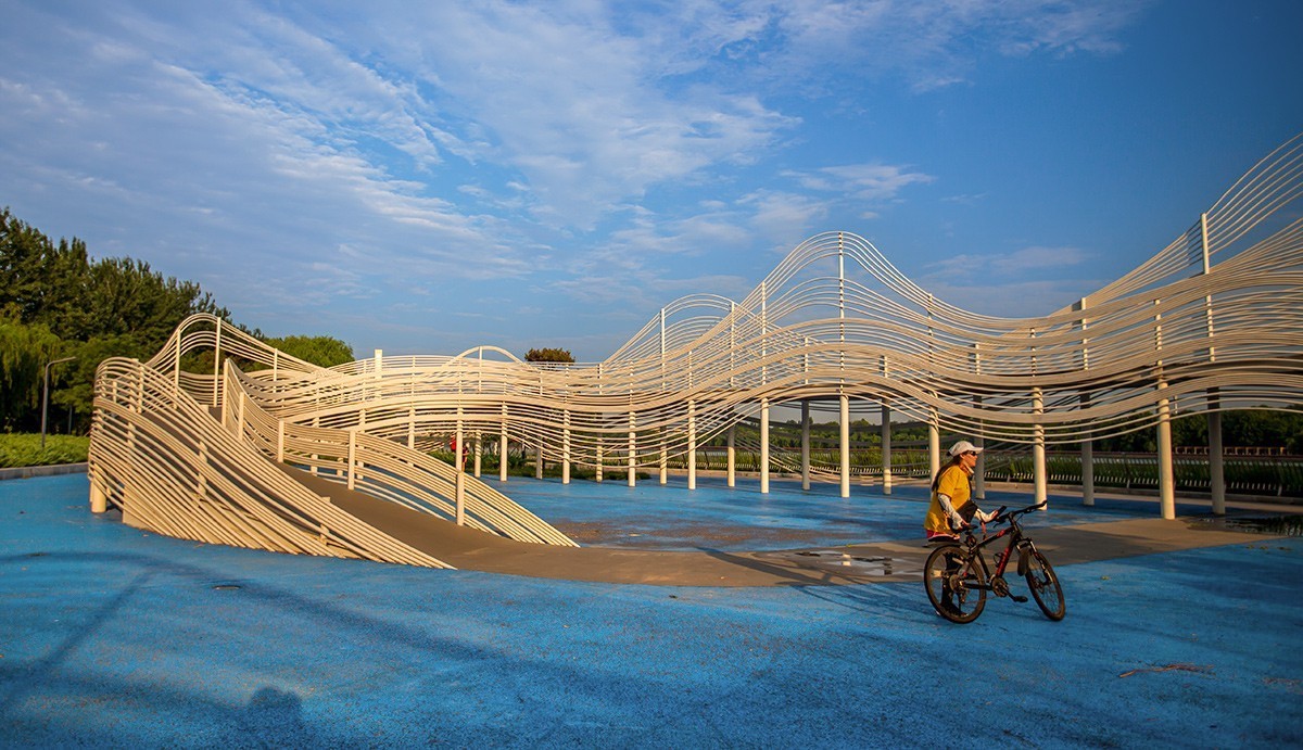 湿地有座山水桥