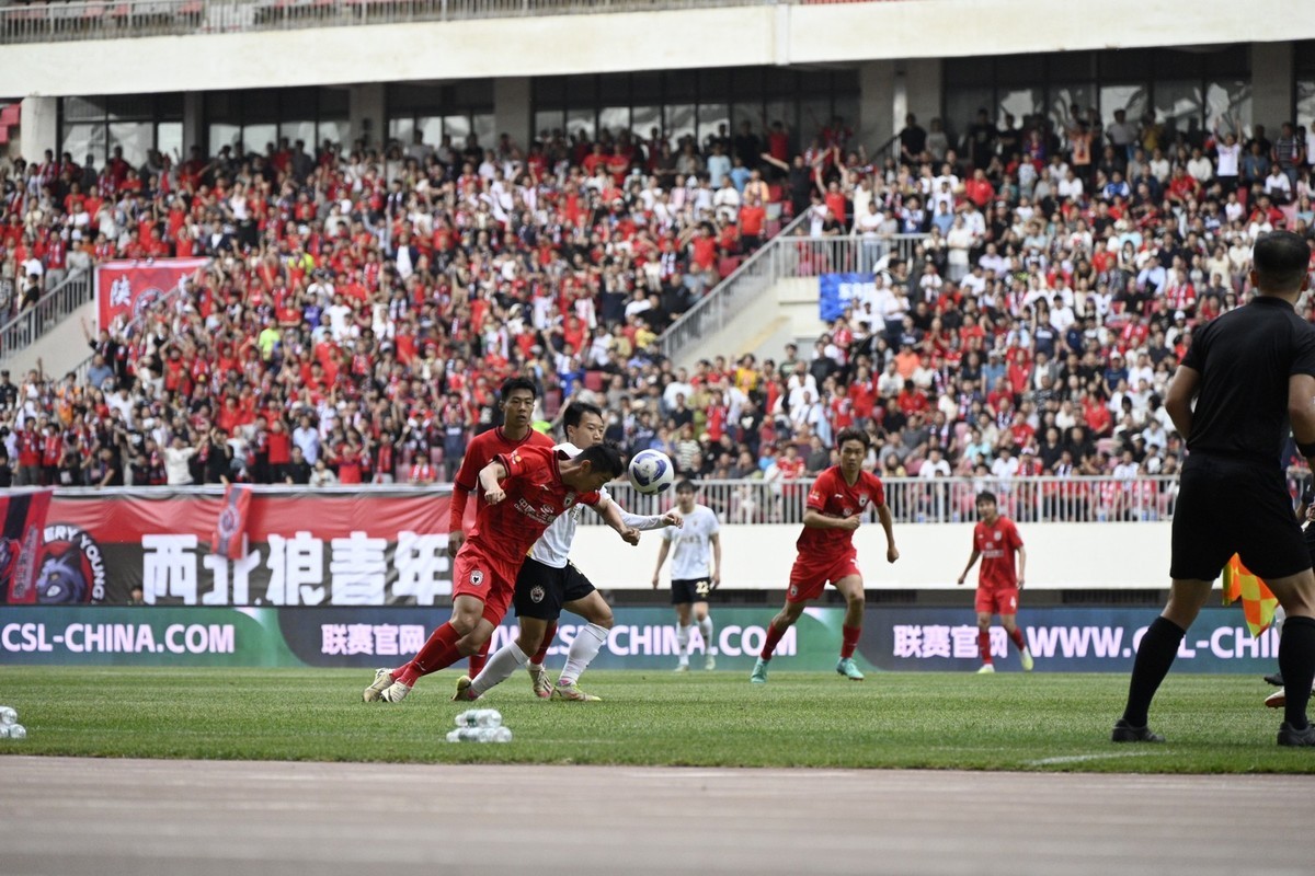 陕西渭南：2024年中乙联赛第六轮陕西联合4比0大胜泰安天贶图集