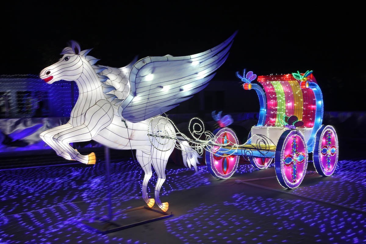 灯光璀璨翘夏日