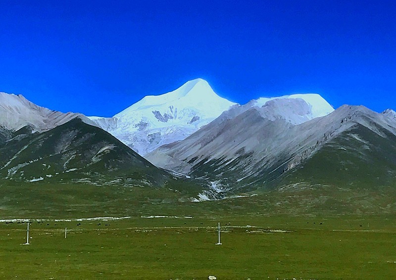 【不老松：游摄纪实】：〔02〕西藏风情！初识兰天、白雲、青山、雪山！