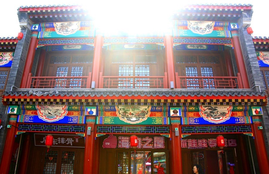 《不老松：纪实摄影》大美沧州系列報道：南川楼补片！ (7)开村后所拍：各门市商店都开