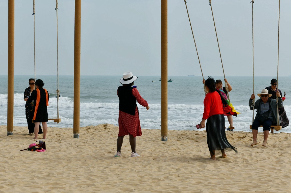 海陵岛银色沙滩