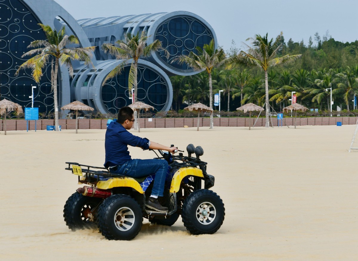 海陵岛银色沙滩