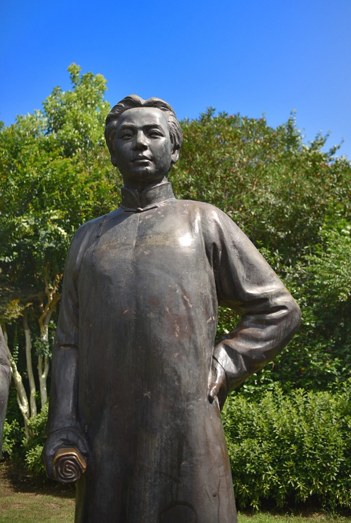 长沙《谁主沉浮》群雕：毛 泽东与湘籍战友