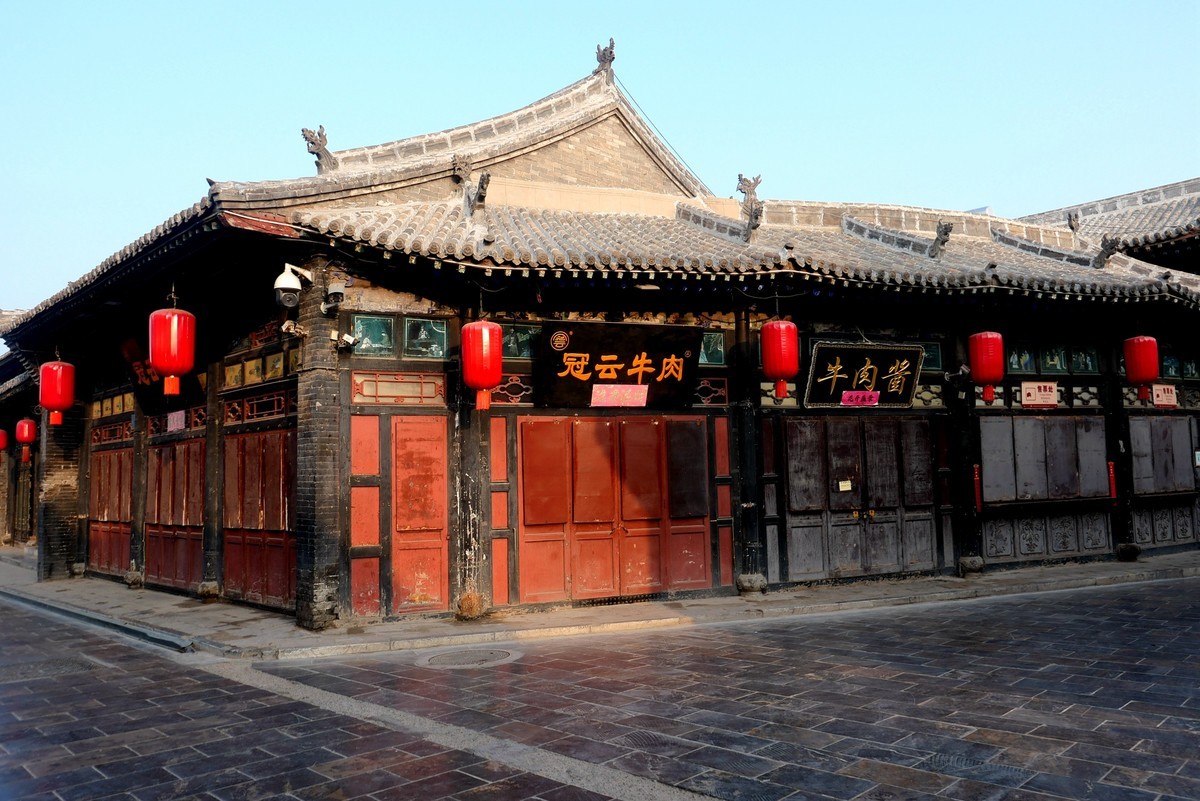 山西平遥古城街店景拍！