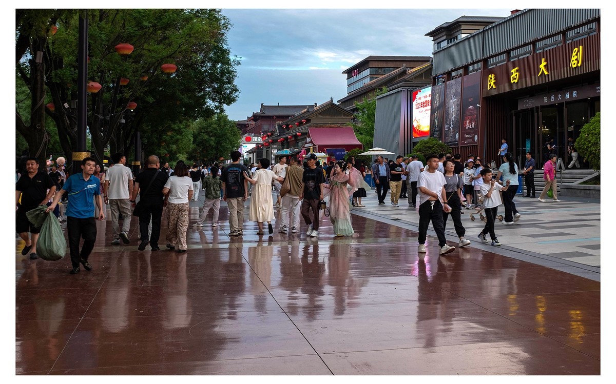 西安 . 大唐不夜城街景