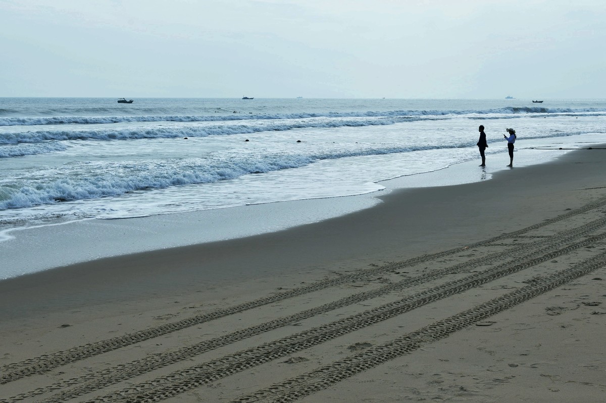 海陵岛银色沙滩