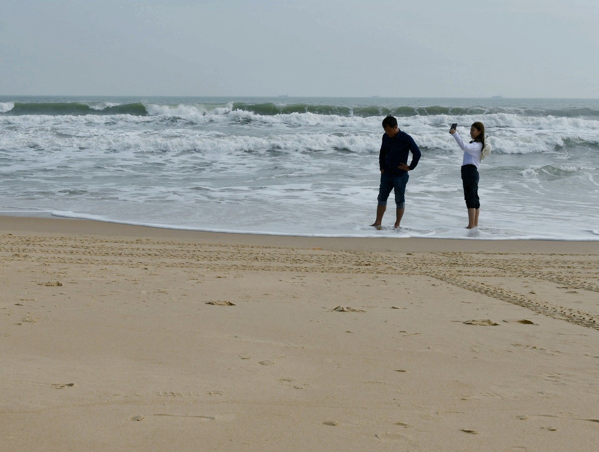 海陵岛银色沙滩