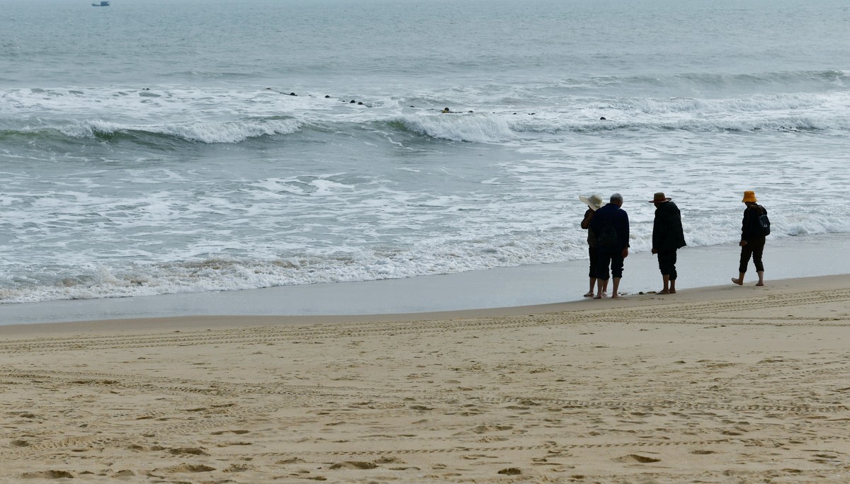 海陵岛银色沙滩