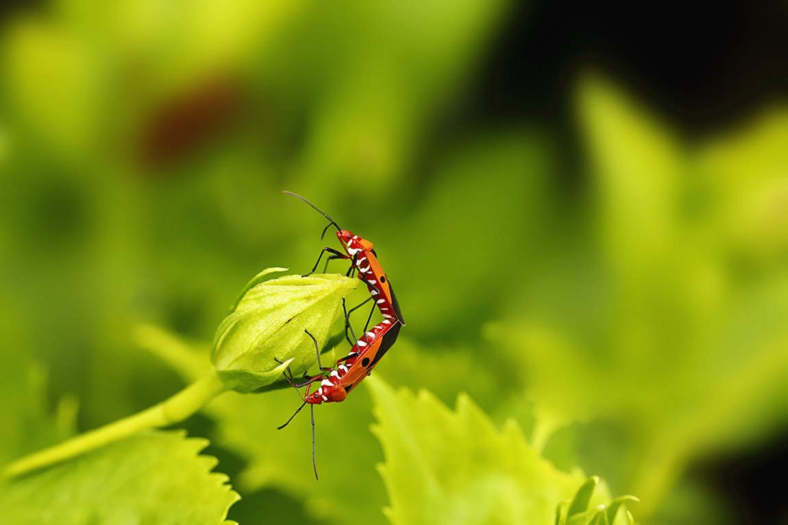 虫趣:亲密伙伴棉红蝽