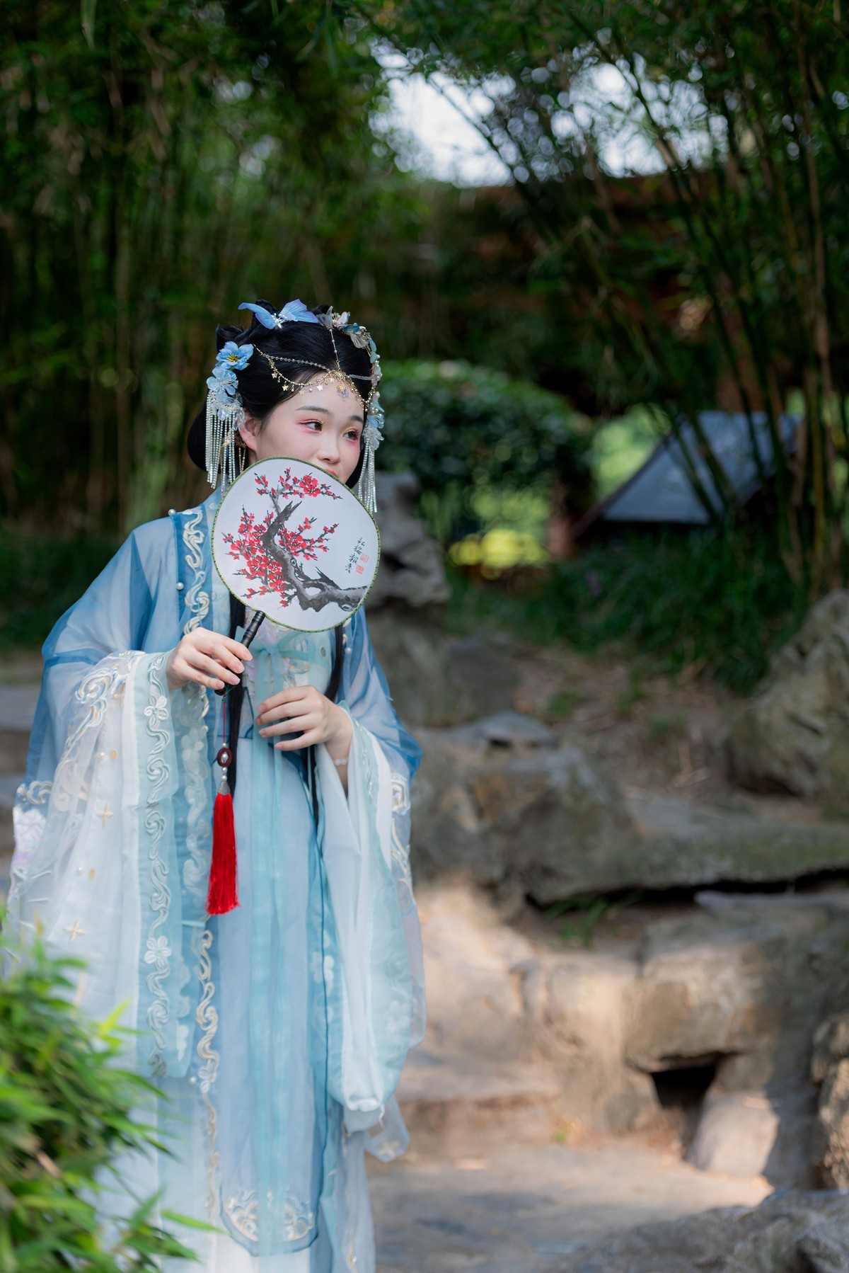 初夏的古装人像