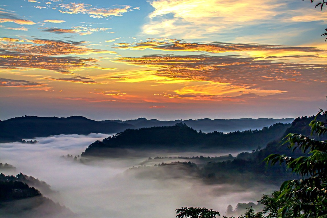 四川威远骑龙坳---晨雾【7】