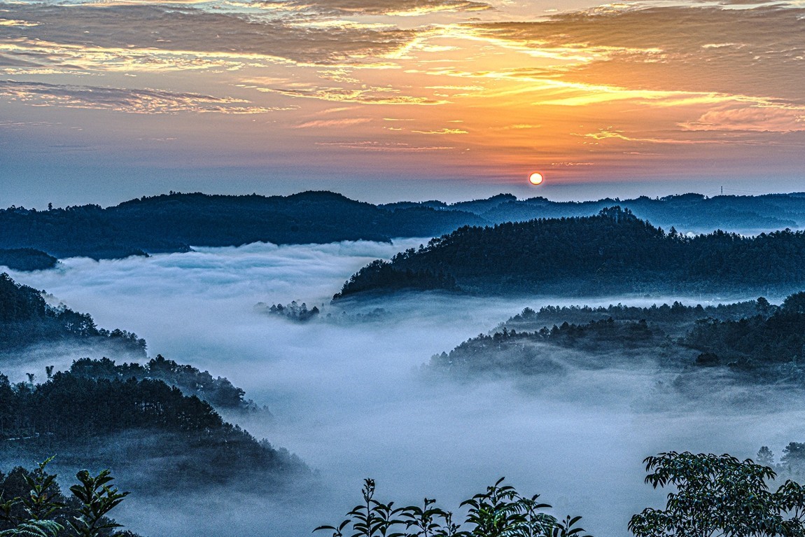 四川威远骑龙坳---晨雾【7】
